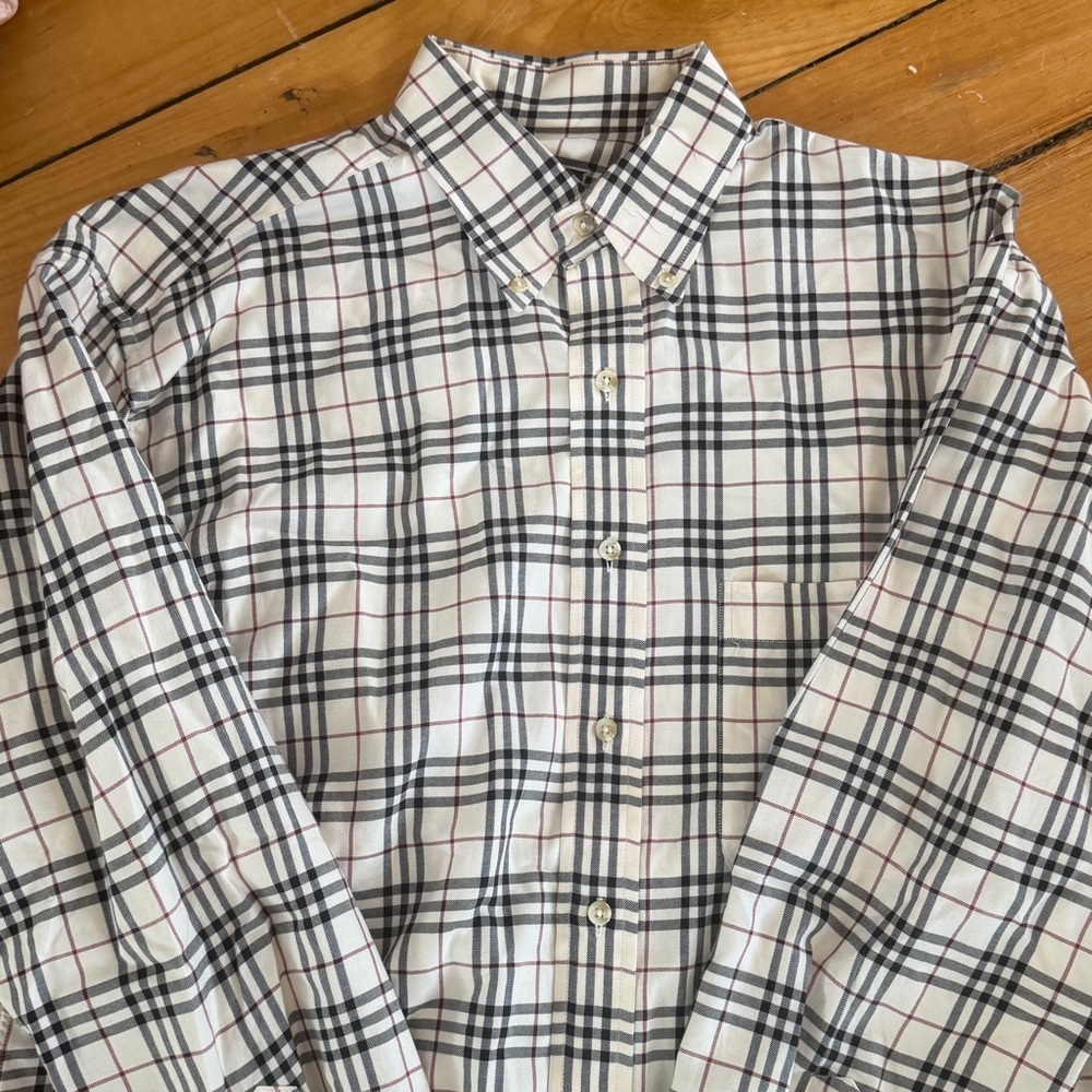 Burberry London Nova Check long-sleeve button-down shirt - Picture 8 of 12